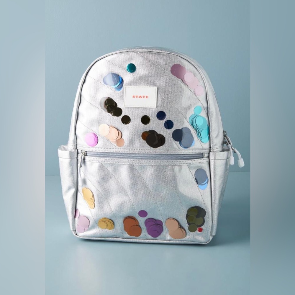 STATE rainbow kids backpack and STATE colorblocked kids lunch box